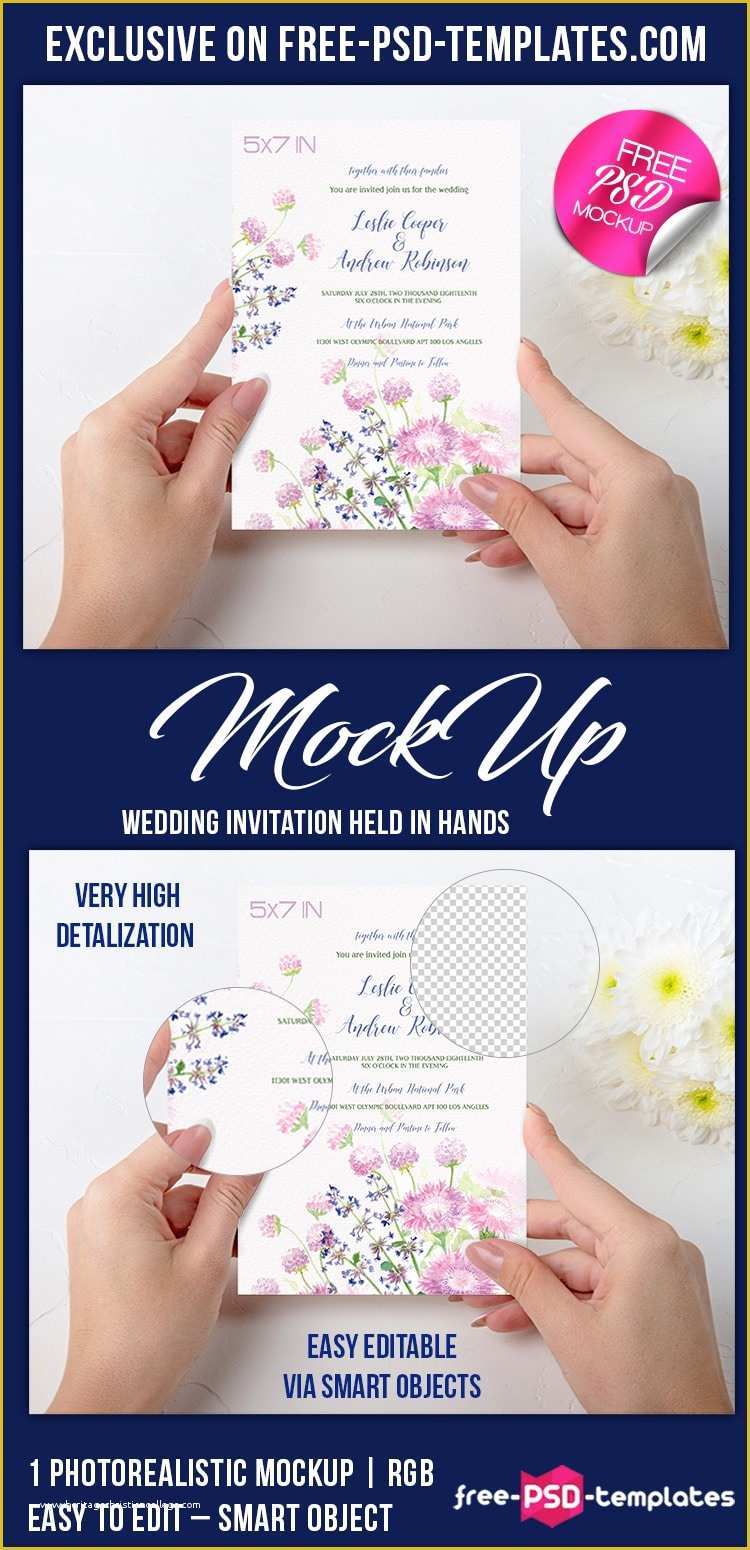 Free Joomla 3.8 Templates Of Wedding Invitation Mockup Psd Free Template Age themes