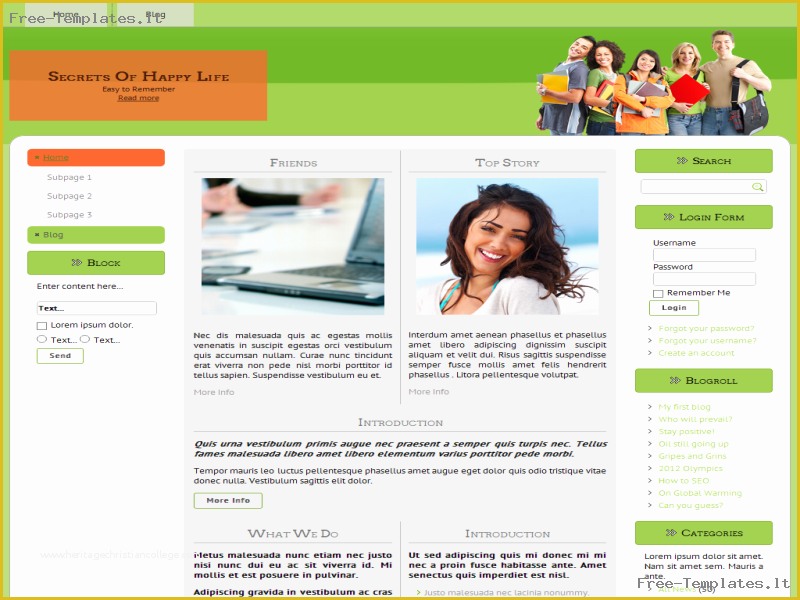 Free Joomla 3 Templates Of Best White Joomla 2 5 & 3 0 Template J25 1325