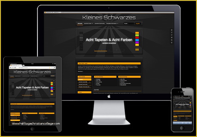 Free Joomla 3 Templates Of Dark Responsive Template Joomla3 3