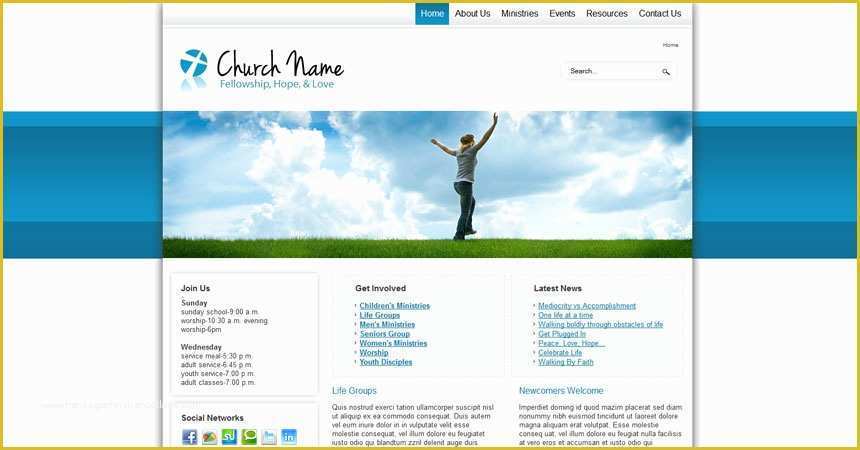 Free Joomla 3 Templates Of Free Joomla 2 5 Template social Activities and Church