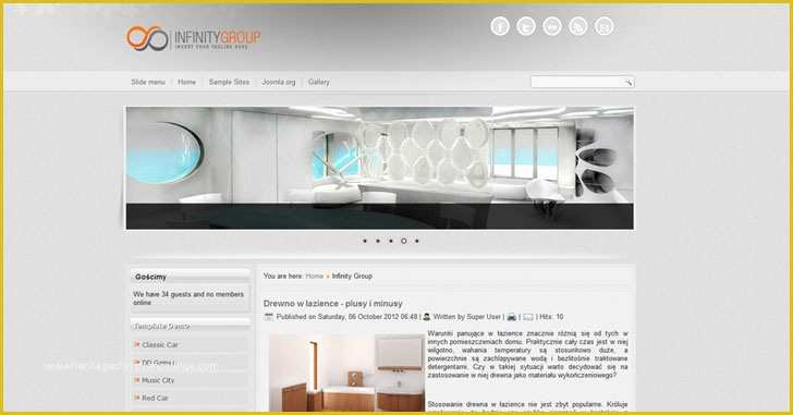 Free Joomla 3 Templates Of Free Joomla 3 0 Template Infinity Group Free Joomla