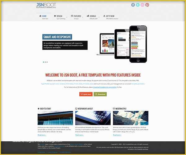 Free Joomla 3 Templates Of Free Joomla Templates for Business with Full Features