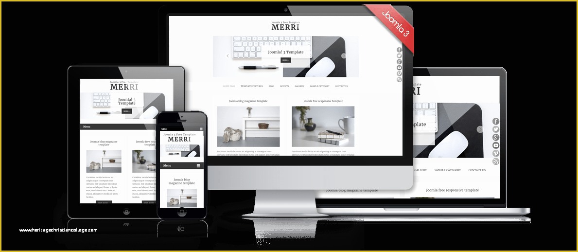 Free Joomla 3 Templates Of Merri Free Joomla 3 8 Template