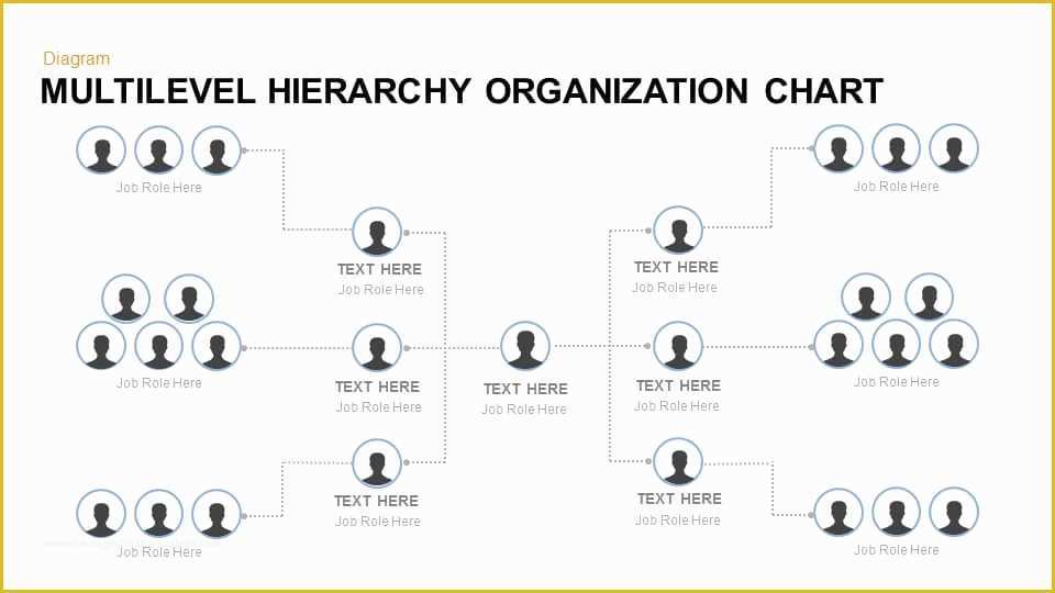 Free Keynote organization Chart Template Of Hierarchy organization