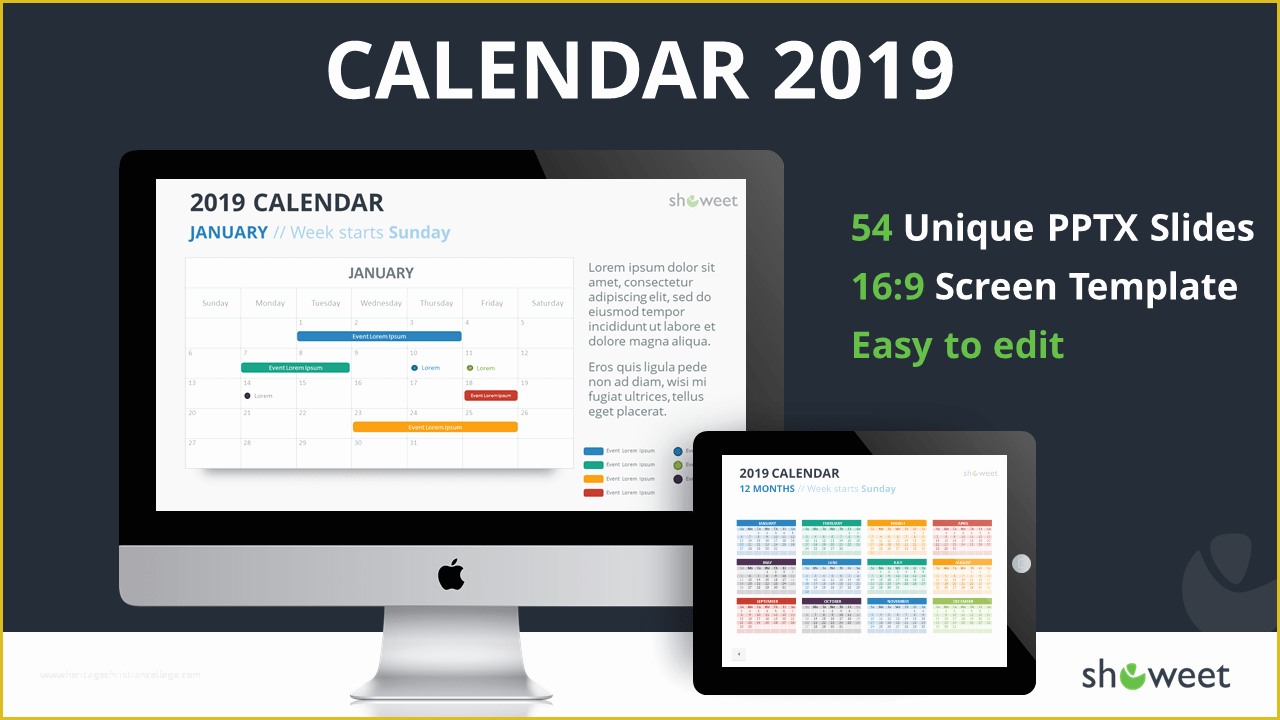 Free Keynote Templates 2017 Of 2019 Calendar Powerpoint Templates