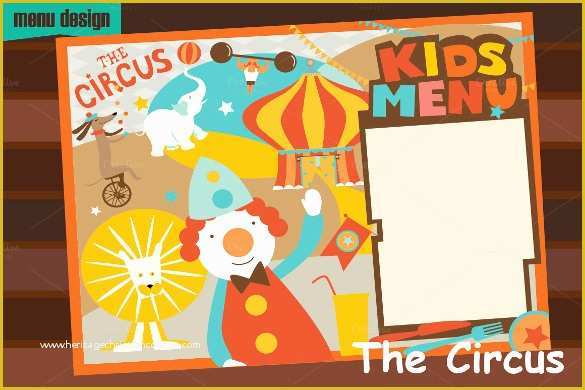Free Kids Menu Template Of Kids Menu Templates – 26 Free Psd Eps Documents Download