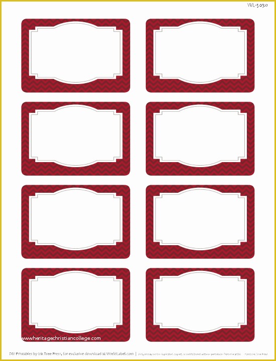 Free Label Printing Template Of Chevron Fever Free Printable Labels