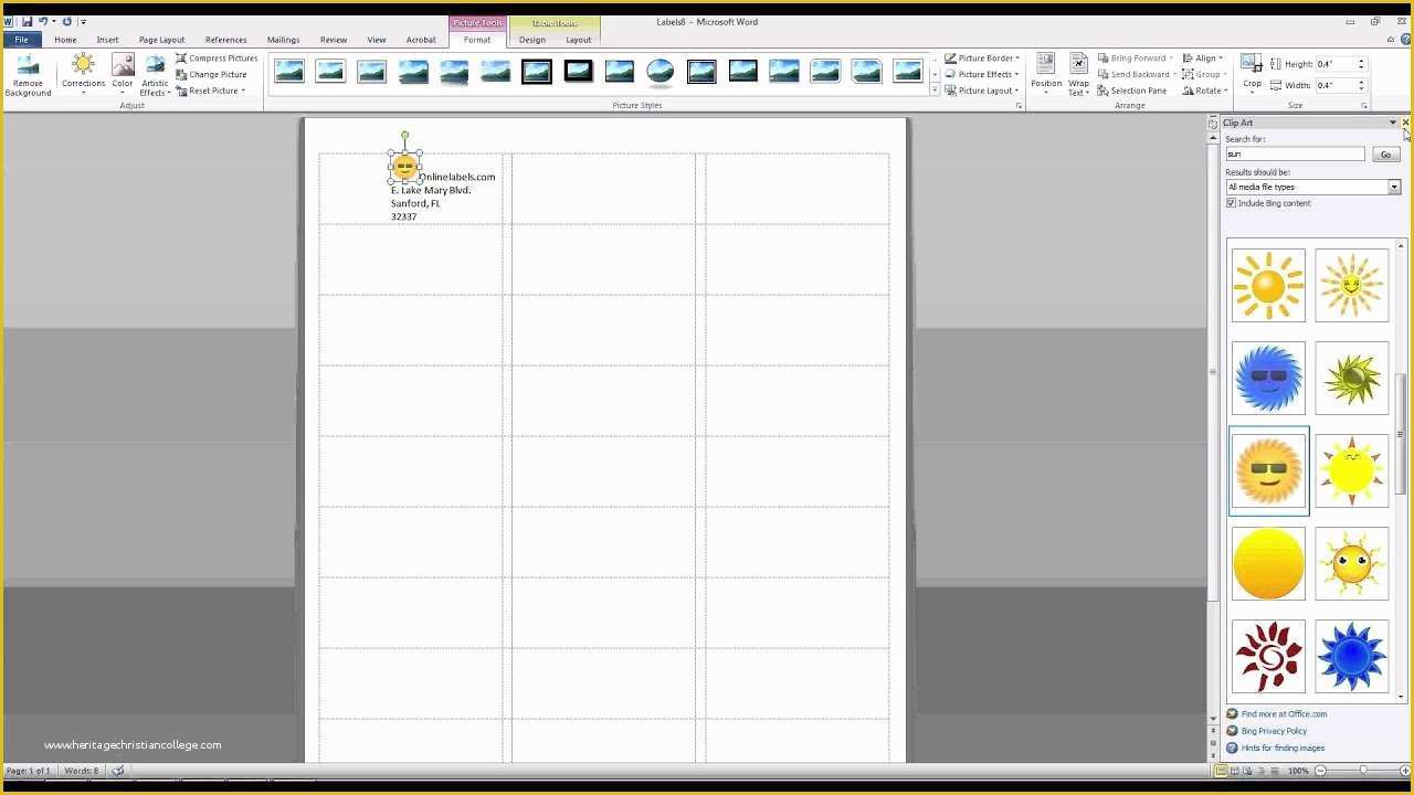Free Label Templates for Word Of How to Add and Text to Label Templates In Microsoft