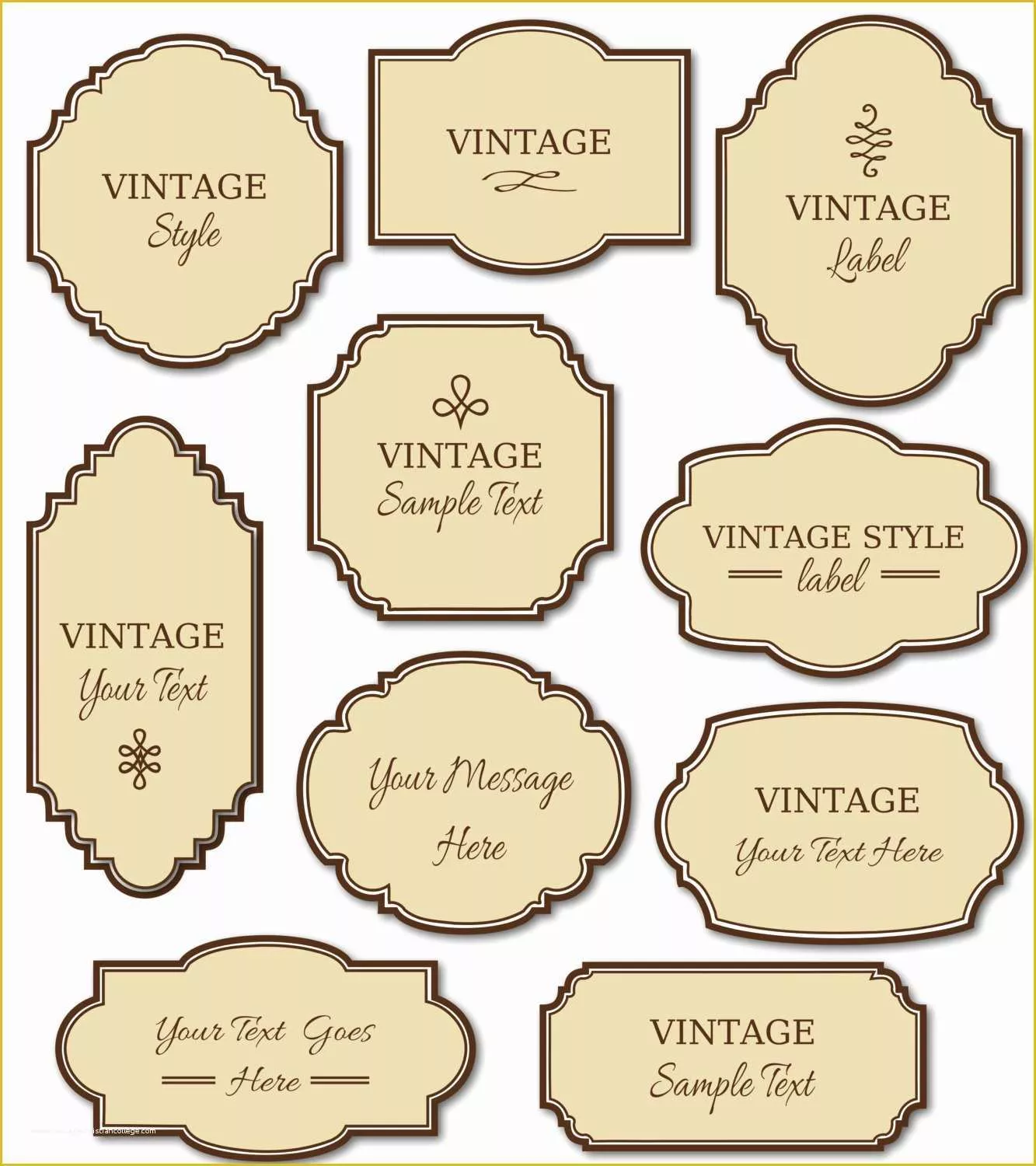 Free Label Templates Of 19 Retro Label Templates Free Free Vintage Tag