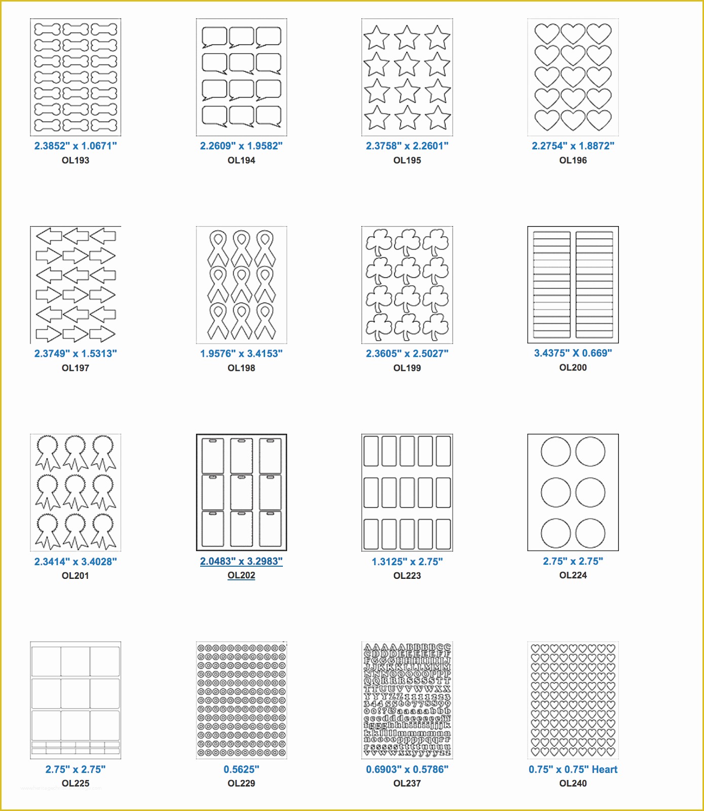 Free Label Templates Of Gold Mine Of Free Downloadable Sticker and Label Templates