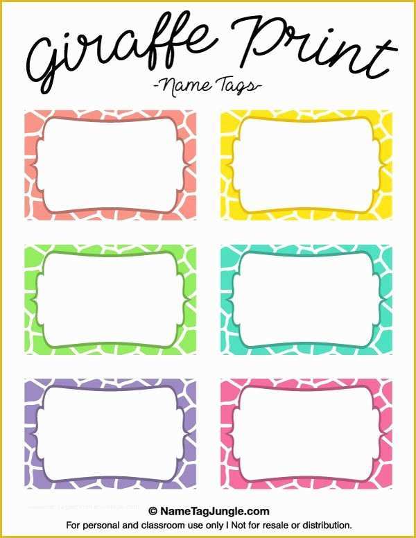 Free Label Templates Of Pin by Muse Printables On Name Tags at Nametagjungle