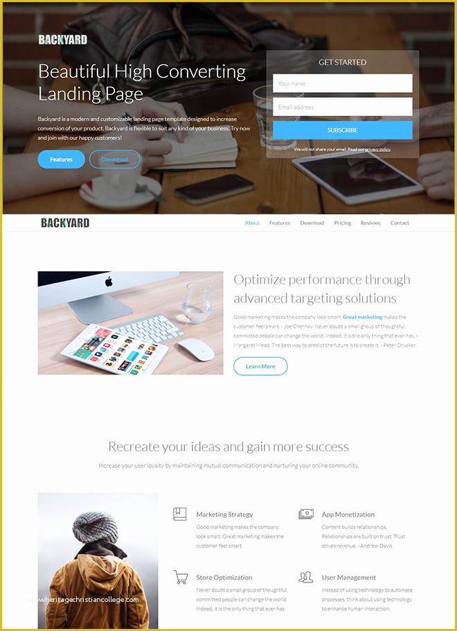 Free Landing Page Templates 2017 Of 20 Free HTML Landing Page Templates Built with HTML5 and