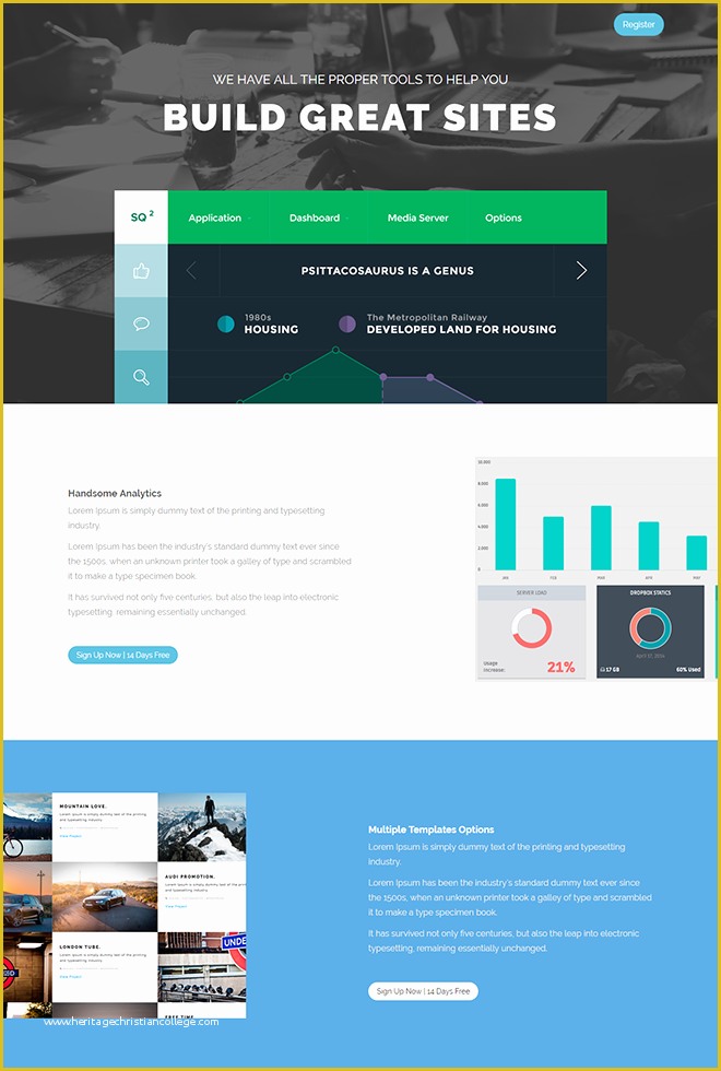 Free Landing Page Templates 2017 Of 20 Free HTML Landing Page Templates Built with HTML5 and