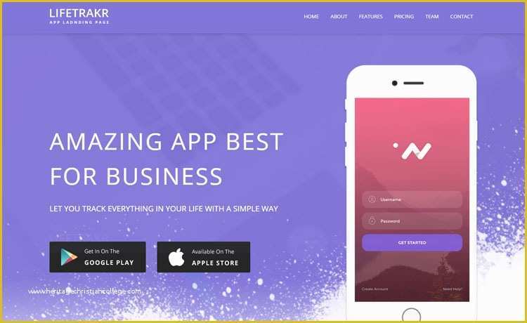 Free Landing Page Templates 2017 Of Free Responsive Bootstrap App Landing Page Template In 2017