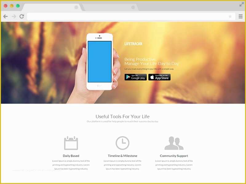 Free Landing Page Templates 2017 Of Free Responsive Bootstrap App Landing Page Template In 2017