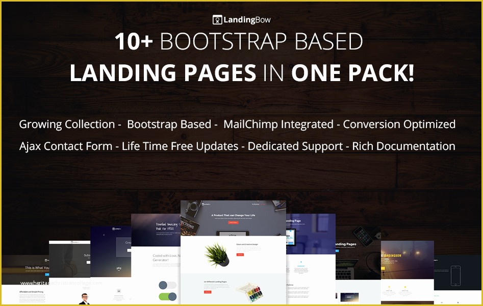 Free Landing Page Templates Bootstrap Of 10 Bootstrap Landing Page Template Pack Landingbow
