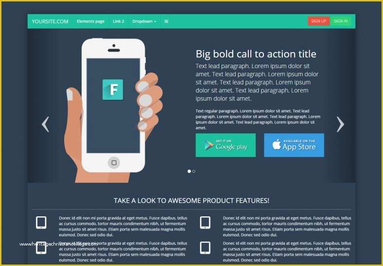 Free Landing Page Templates Bootstrap Of 12 Popular Bootstrap Landing Page Templates