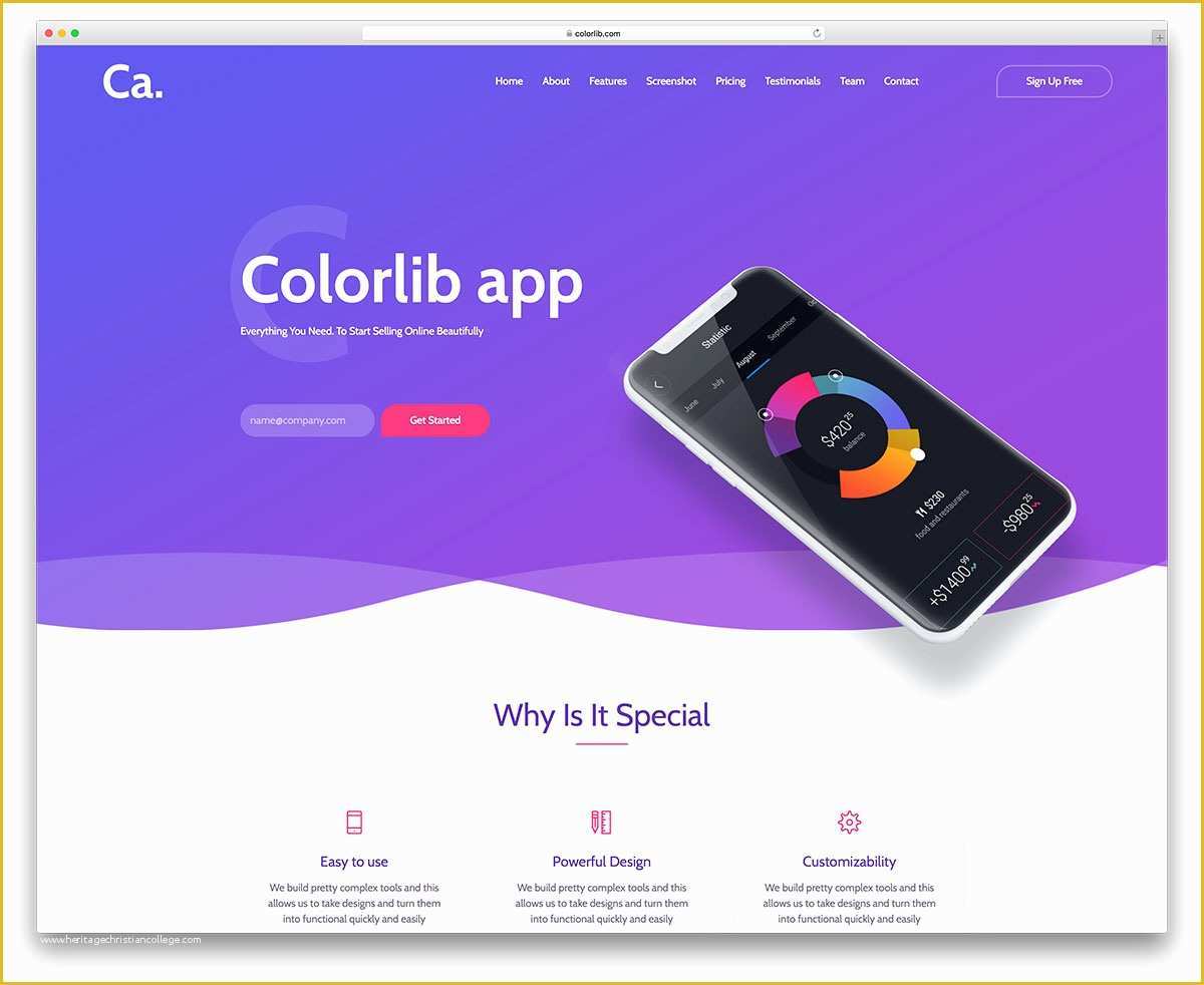 Free Landing Page Templates Bootstrap Of 33 Best Free Bootstrap Landing Page Templates with Modern