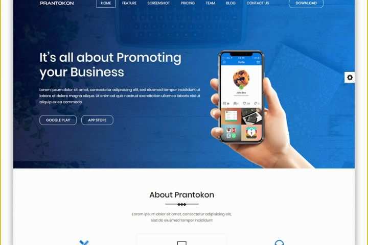 Free Landing Page Templates Bootstrap Of 33 Best Free Bootstrap Landing Page Templates with Modern
