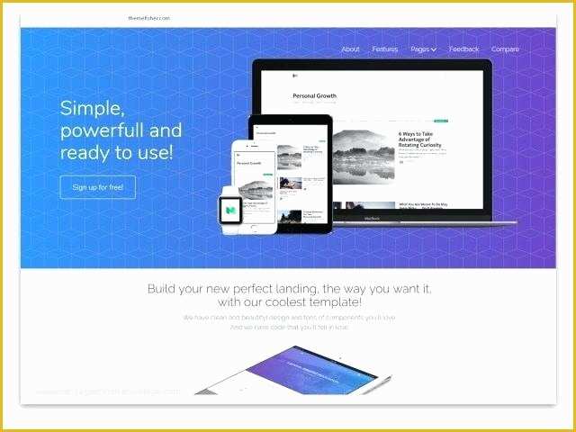 Free Landing Page Templates Bootstrap Of Free 5 Landing Page 30 HTML5 Landing Page themes