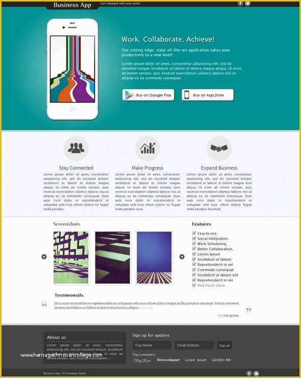 Free Landing Page Templates Of 27 Best Responsive HTML Landing Page Templates Free Premium