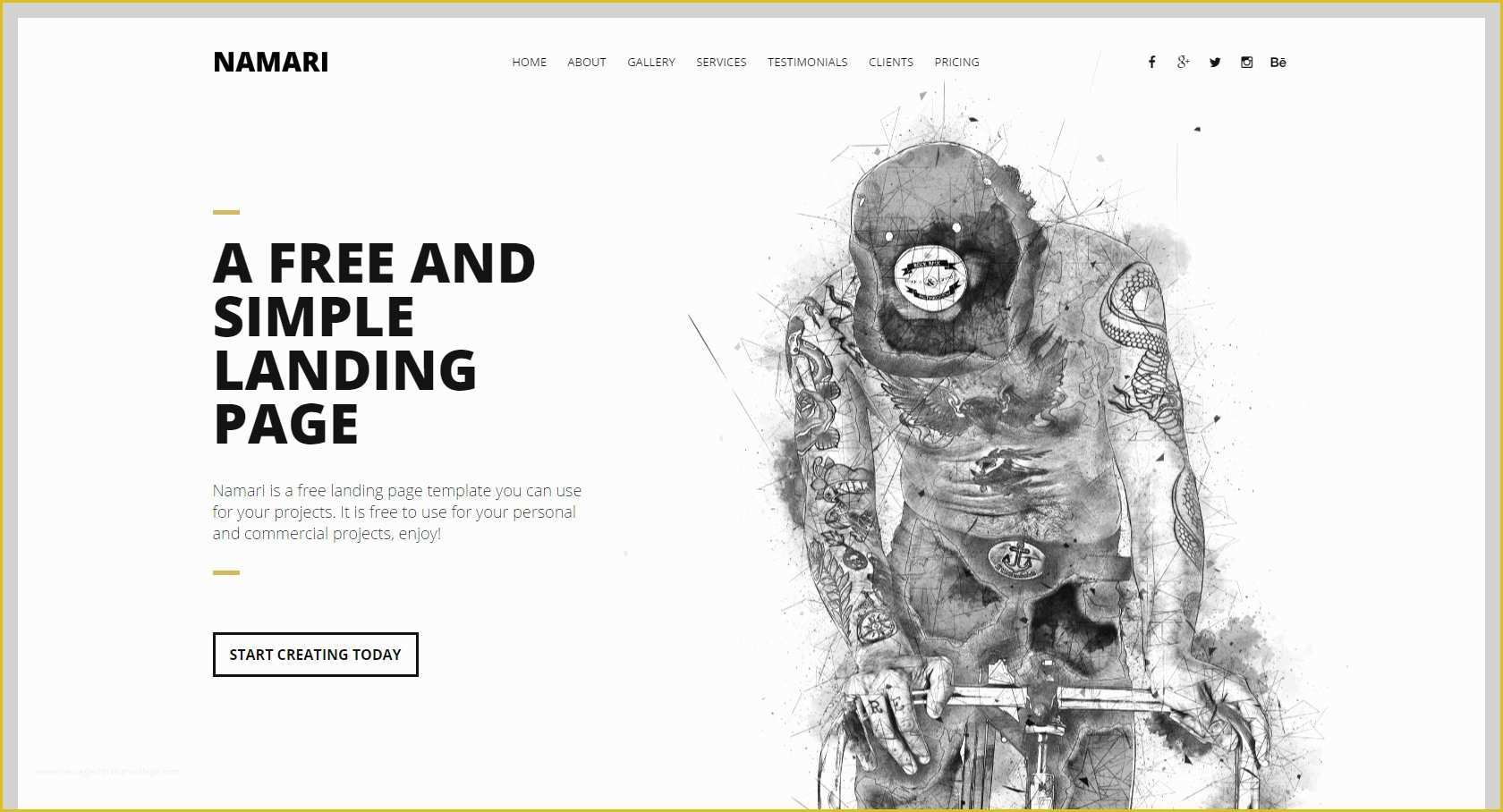 Free Landing Page Templates Of Free Landing Page Template Shapingrain