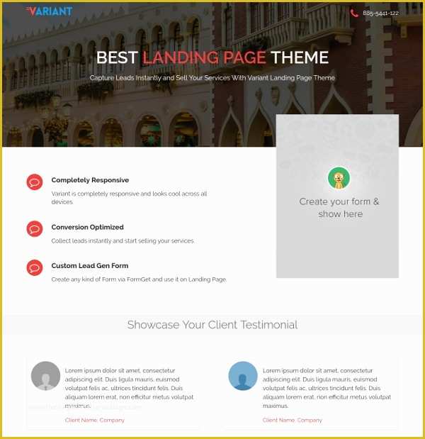 Free Landing Page Templates Wordpress Of 20 Premium Landing Page themes &amp; Templates