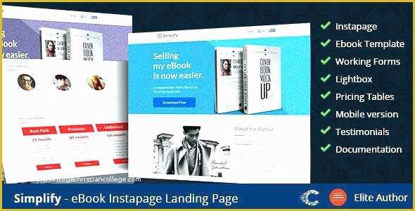 Free Landing Page Templates Wordpress Of Ebook Landing Page Template Free Best to Sell Your Line
