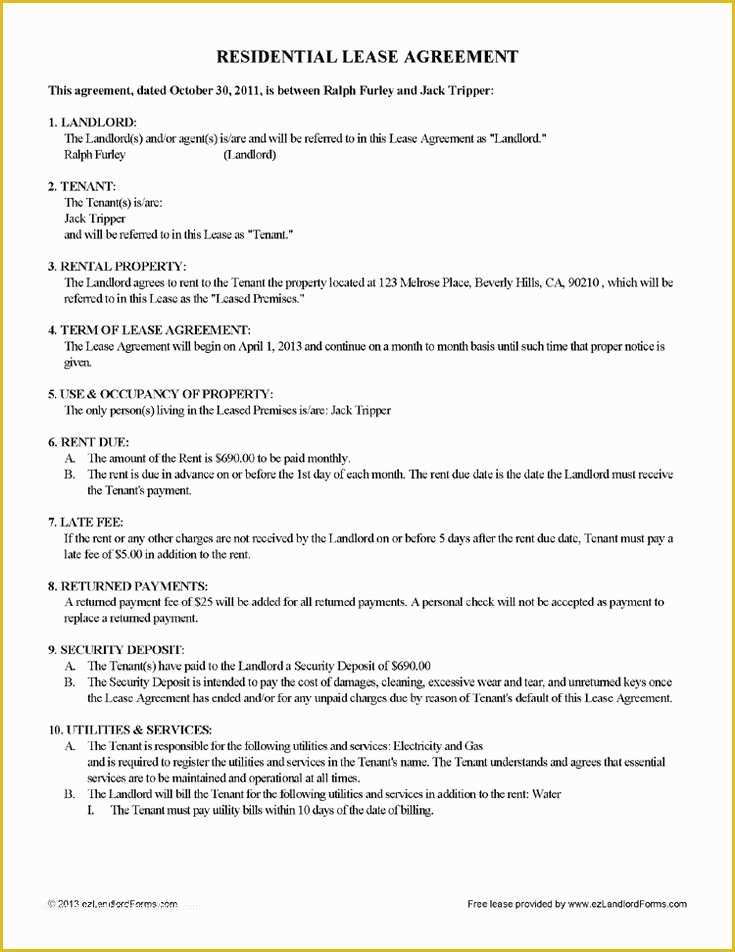 Free Landlord Lease Agreement Template Of 16 Best Images About Rental Agreements On Pinterest