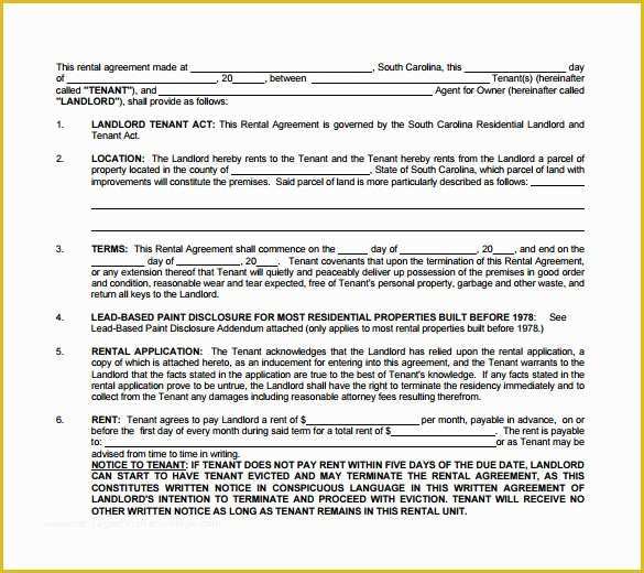 Free Landlord Lease Agreement Template Of 7 Landlord Lease Agreements – Samples Examples & formats