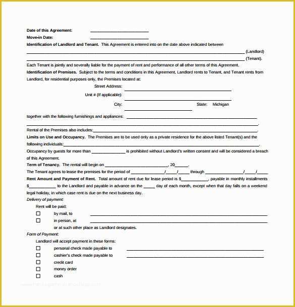 Free Landlord Lease Agreement Template Of 7 Landlord Lease Agreements – Samples Examples & formats