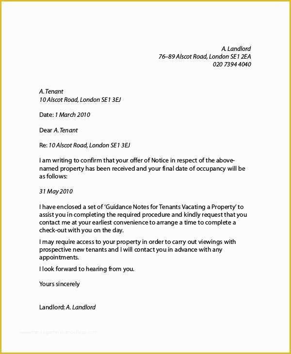 Free Landlord Templates Of Sample Reference Letter for Landlord From Employer
