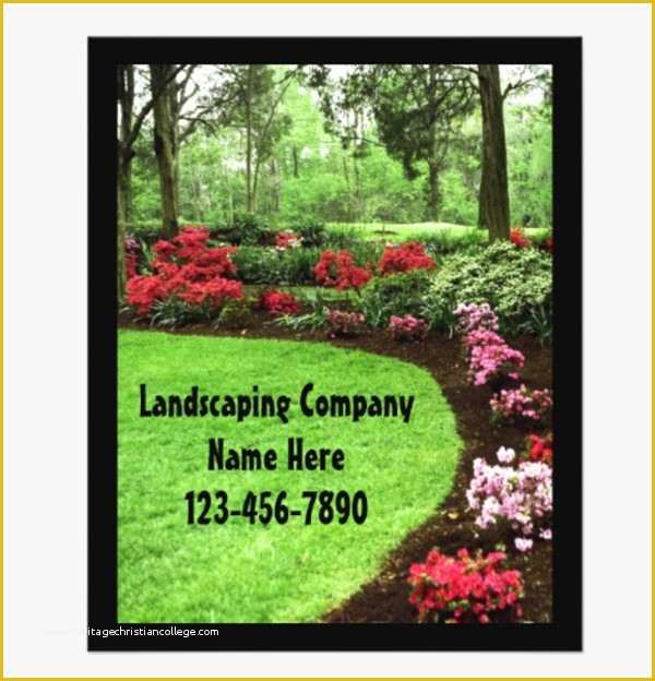 Free Landscaping Flyer Templates Of 20 Lawn Care Flyers Psd Vector Eps Jpg Download