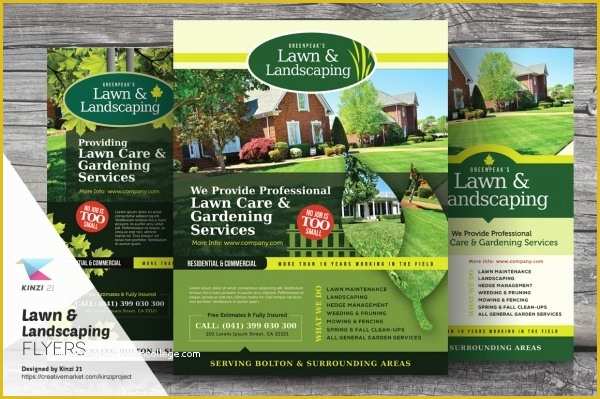 Free Landscaping Flyer Templates Of 20 Lawn Care Flyers Psd Vector Eps Jpg Download