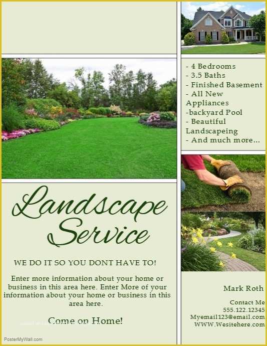 Free Landscaping Flyer Templates Of Landscaping Flyer Backgrounds Bing Images