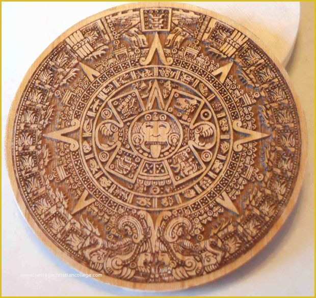 Free Laser Engraving Templates Of Aztec Pewter Coin From Laser Etched Template
