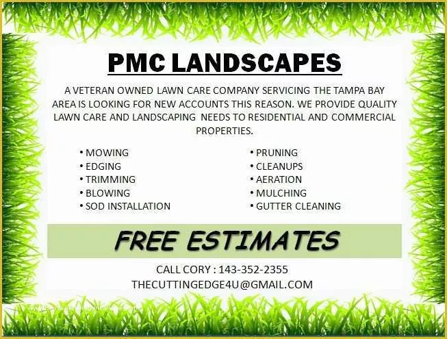 Free Lawn Care Templates Of Free Landscaping Flyer Templates to Power Lawn Care