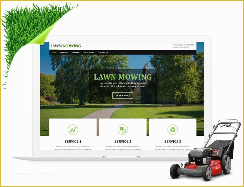 Free Lawn Care Templates Of Free Lawn Mowing Website Templates & themes themes
