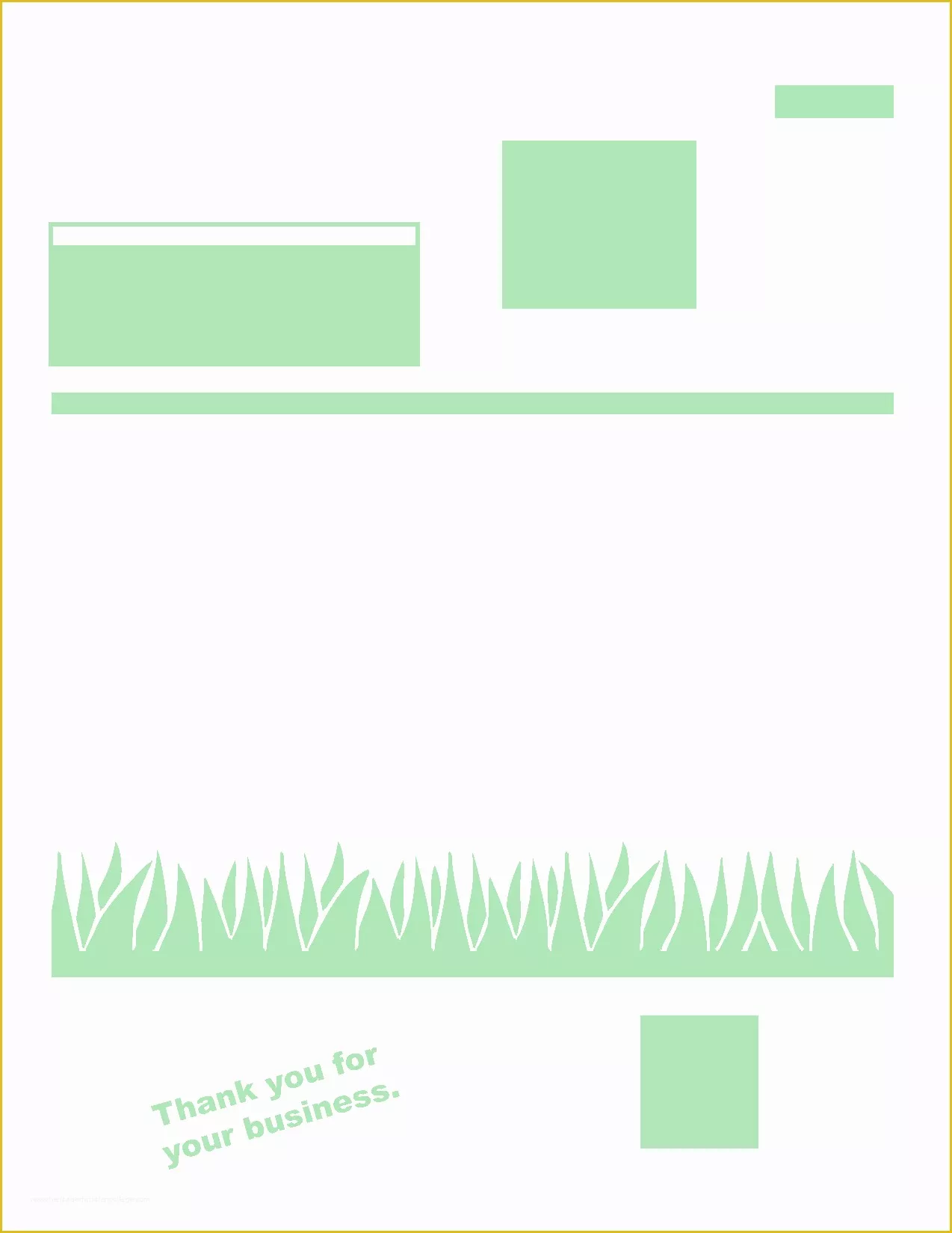 Free Lawn Care Templates Of Free Printable Receipt for Landscaping