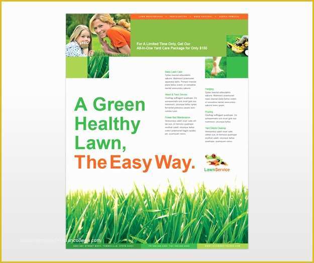 Free Lawn Care Templates Of Lawn Care Flyer Free Template Lawn Care Pinterest