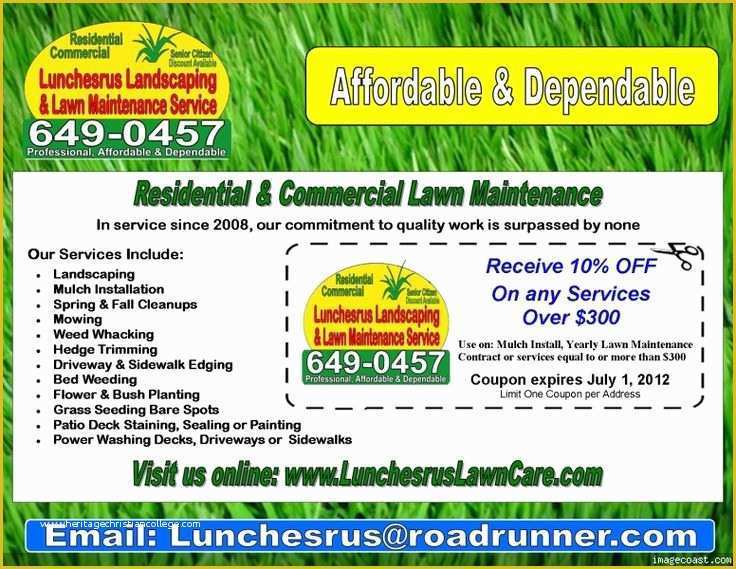 Free Lawn Mowing Service Flyer Template Of Lawn Care Funny Quotes Quotesgram