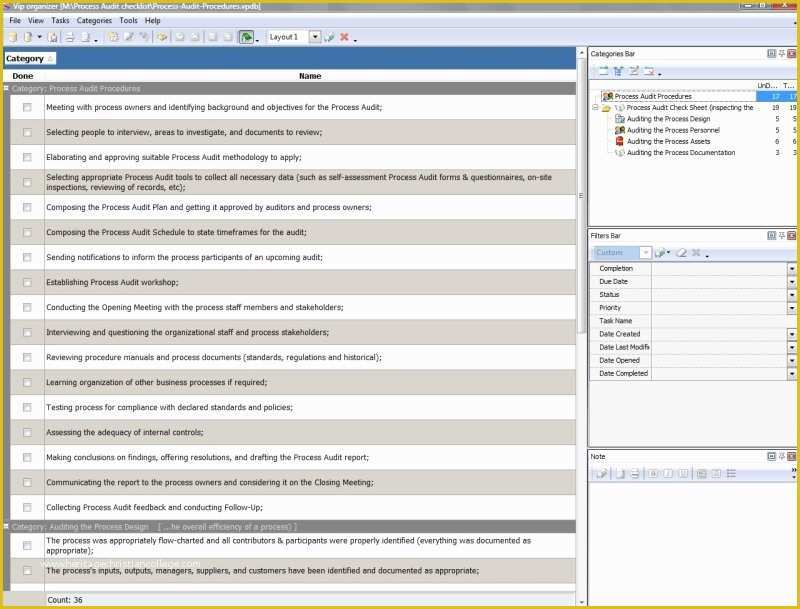 Free Layered Process Audit Template Of Layered Process Audit Checklist