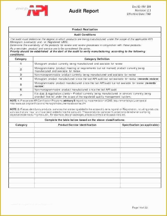 Free Layered Process Audit Template Of Process Audit Template Procedures Templates Best