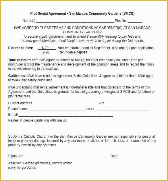 Free Lease Agreement Template Word Of Rental Agreement Template – 21 Free Word Pdf Documents