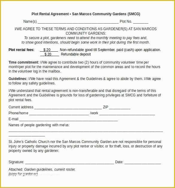 Free Lease Agreement Template Word Of Rental Agreement Template – 21 Free Word Pdf Documents