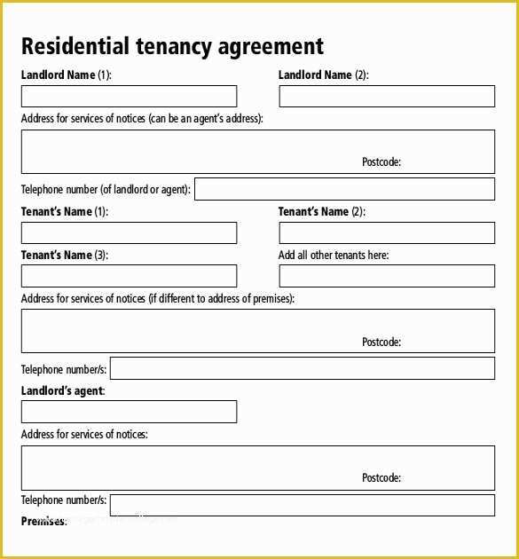 Free Lease Agreement Template Word Of Rental Agreement Template – 21 Free Word Pdf Documents