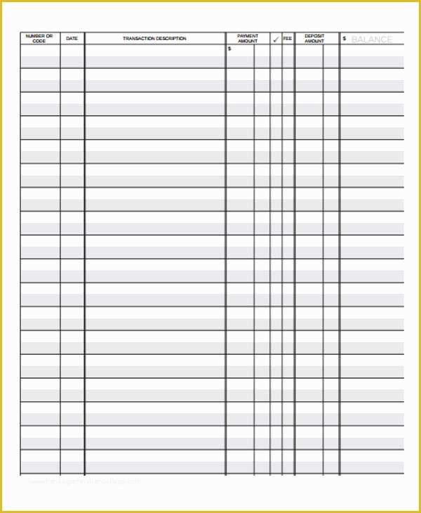 Free Ledger Template Of 4 Ledger Paper Templates Free Samples Examples format