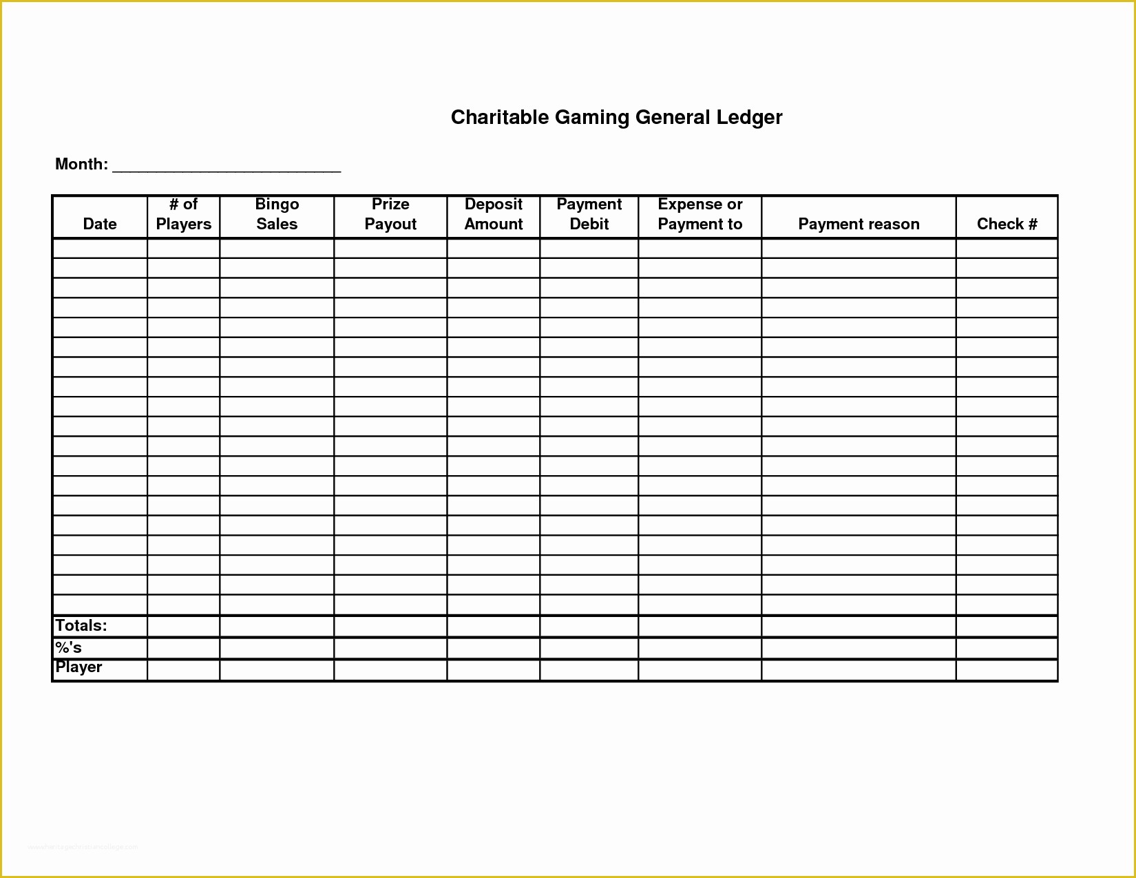 Free Ledger Template Of 7 Best Of Printable Blank Ledger Sheet Free