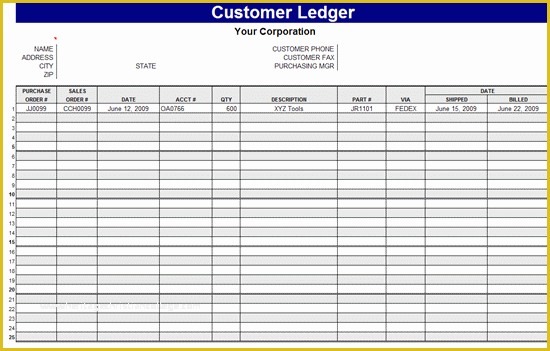 Free Ledger Template Of Free Ledger Templates Fice Templates