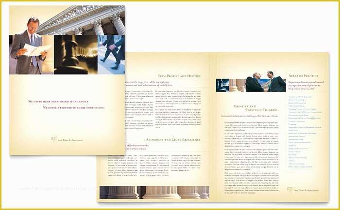 Free Legal Brochure Templates Of attorney &amp; Legal Services Brochure Template Design